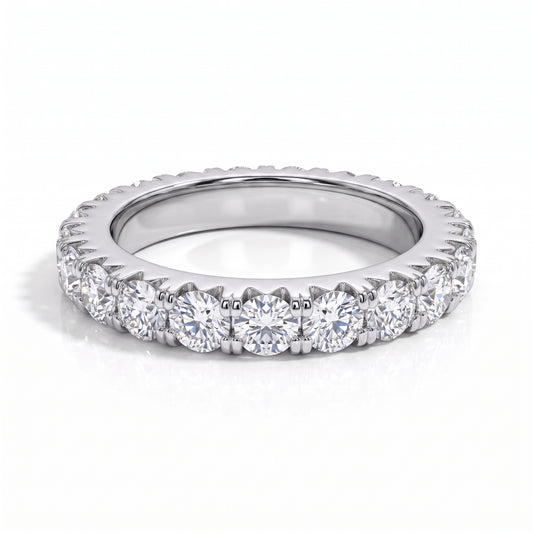 The Ruth – Moissanite Wedding Band
