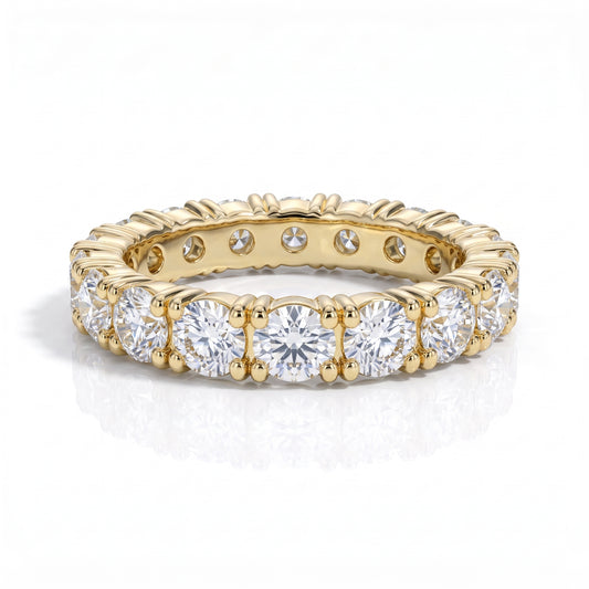 The Oriane - Moissanite Wedding Band