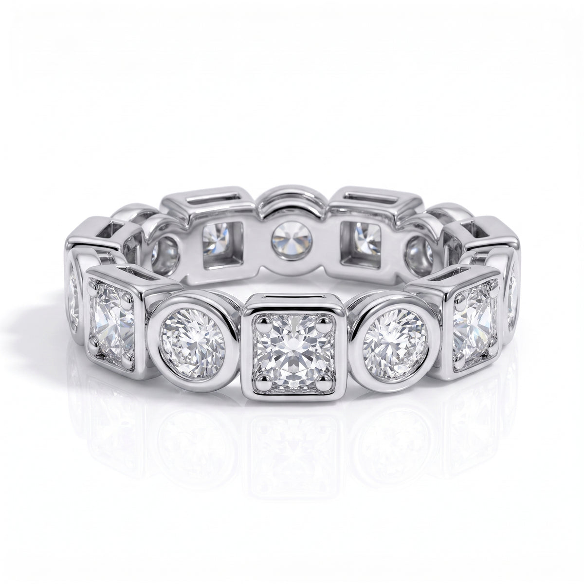 The Seraphina - Moissanite Wedding Band
