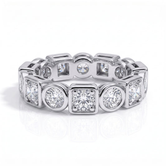 The Seraphina - Moissanite Wedding Band